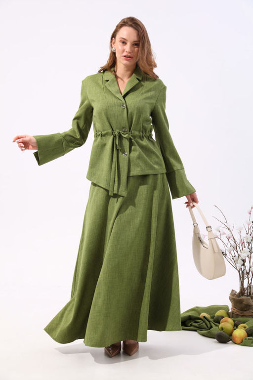 Юбка NIKVA н813-7 зелень