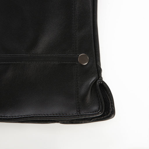 Перчатки женские, без утеплителя, безразмерные, чёрные