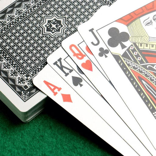 Карты игральные пластиковые 54 шт., 5.7×8.7 см