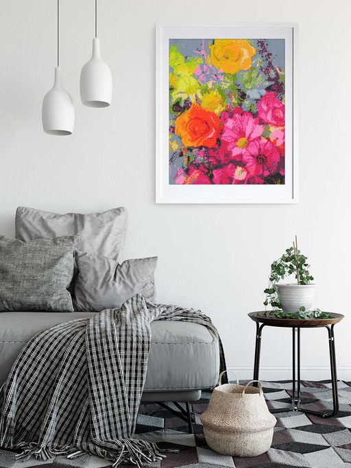 Набор для творчества Алмазная мозаика арт. 59792 / 20 ВСЕ В ЦВЕТАХ - Феникс+ фото 2