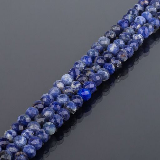 Бусины для украшений из Содалита огранка