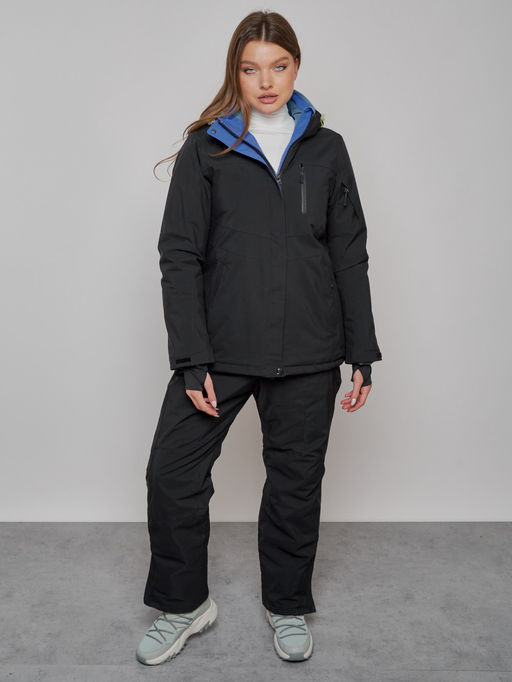 Горнолыжный костюм женский зимний черного цвета 005Ch - Chunmai фото 20