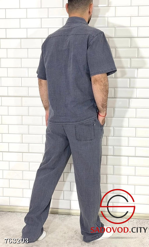 Мужской летний брючный костюм
