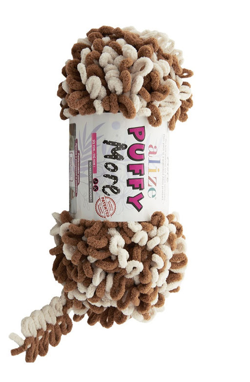 Пуффи Морэ (Puffi More) пряжа Alize 100%микрополиэстер 2х150г/11.5м