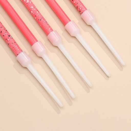 Свечи для торта Блестящая вечеринка, 10 шт., розовые - Страна карнавалия фото 4