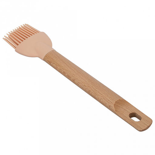 Кухонный набор Linea Silicone 3 предмета: лопатка 25,5х5,3х1,3см, кисть 23,6х5х1,5см, венчик 25,1х6,5х6,5см, бук, силикон, розовый, Regent (Китай) - Домашняя мода фото 4