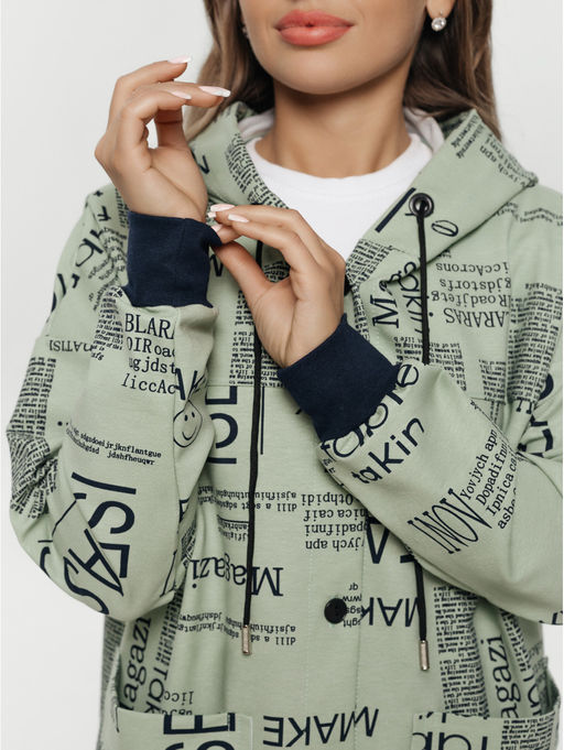 Драйв кофта женская (белый) - Lovetex фото 19