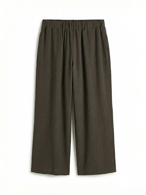 Beli Lastikli Dokulu Geni? Pa?a Kad?n Pantolon