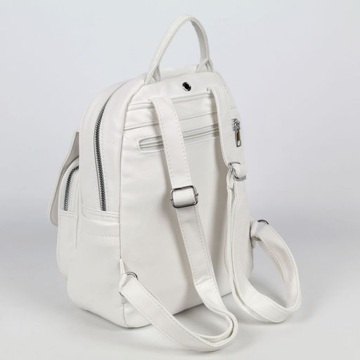 Женский рюкзак из эко кожи Z166-2 Белый - Cidirro фото 3