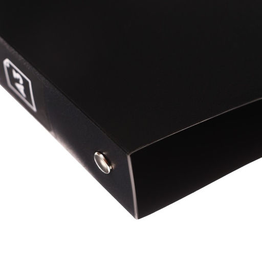 Папка на 4 кольцах А3, Calligrata TOP, 27 мм, 800 мкм, горизонтальная, чёрная