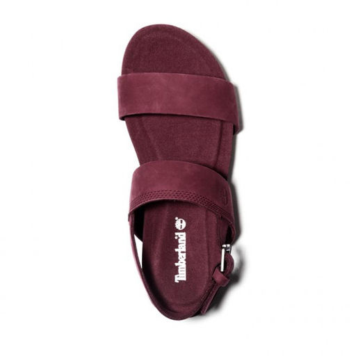 Женские сандалии Timberland Malibu Waves 2 Band Sandal бордовые  фото 5
