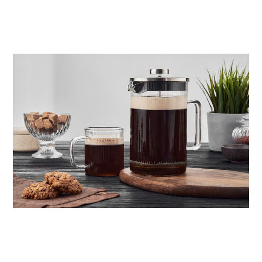 Кофейник френч-пресс Walmer Riffle, 0.8 л, цвет прозрачный  фото 3