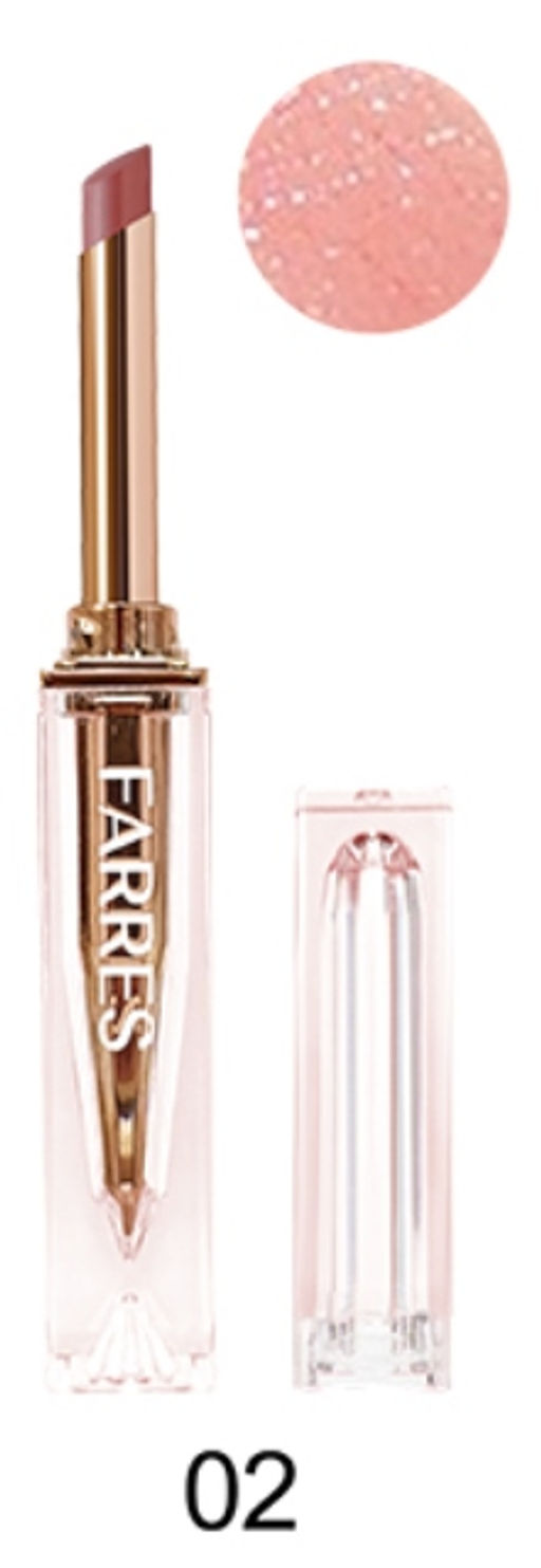 FARRES /5308-02/ Помада-бальзам с гиалурон.кислотой-Влажные губы т.02 Чайная роза 2гр. (12)