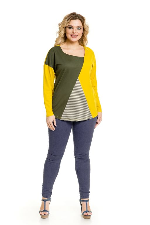 Лонгслив 1003 хаки - Novita фото 10