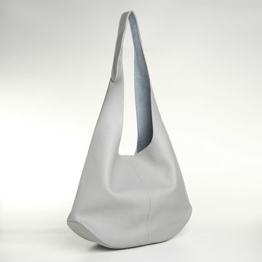 Сумка - мешок женская TEXTURA, на магните, с косметичкой, 36×10×27 см, серая