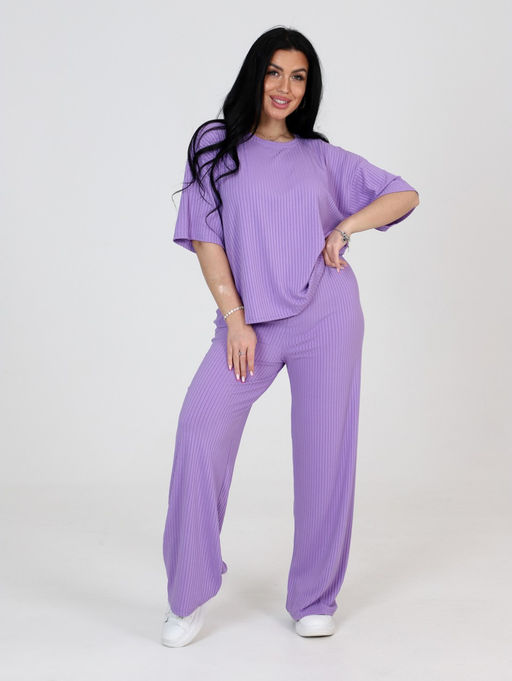 02 ЖЕНСКИЙ КОСТЮМ (брюки) (Сирень) - А-дина фото 2