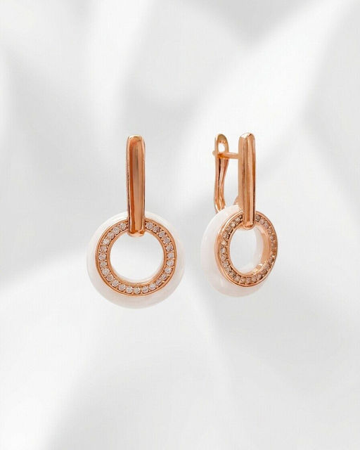 Серьги с керамикой