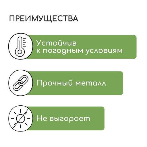 Кронштейн для кашпо, кованый, 17 см, металл, чёрный - Simaland фото 4