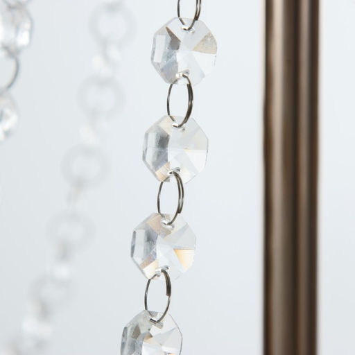 Торшер 2456/7 E14 40Вт золото 58х58х100-156 см