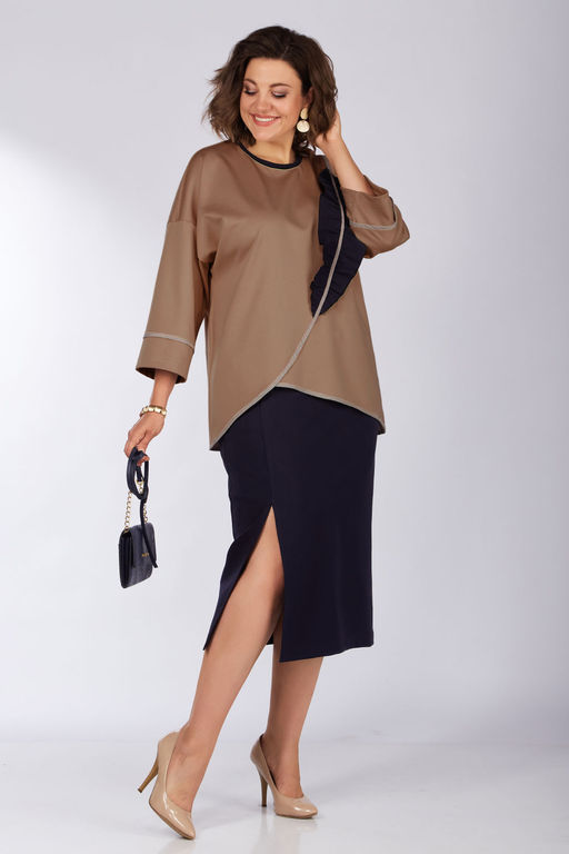 Костюм LADY SECRET 1631 синий+шоколад