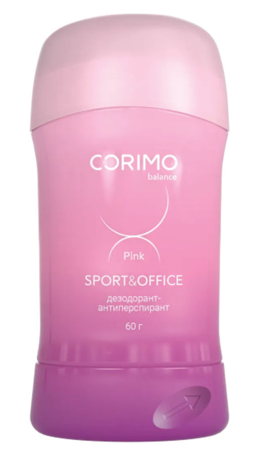 А.Т. Corimo Дезодорант-стик твердый гелевый д/тела Pink Sport & Office 60гр роз.