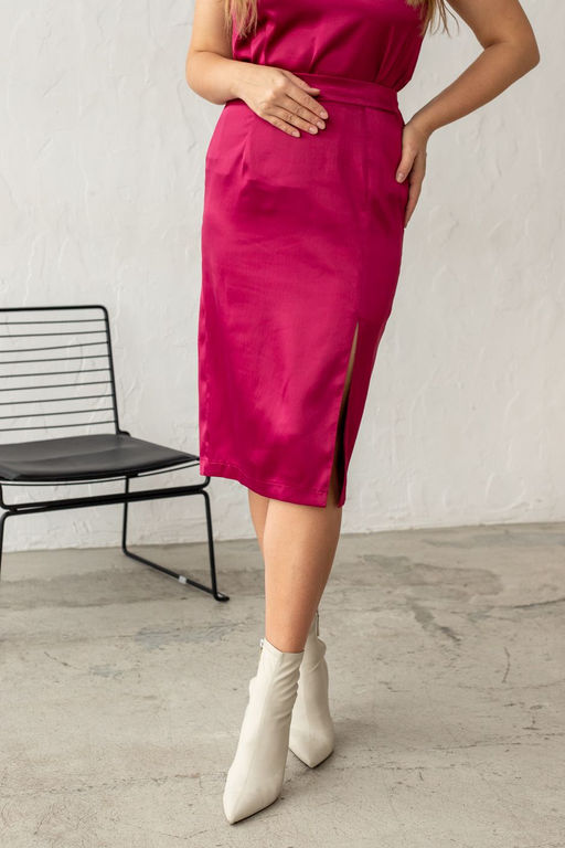 Юбка ТЮ-07 марсала - Angelika фото 3