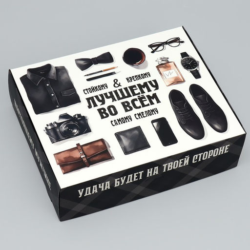 Коробка складная Лучшему во всем, 31 х 24.5 х 9 см - Дарите счастье фото 2