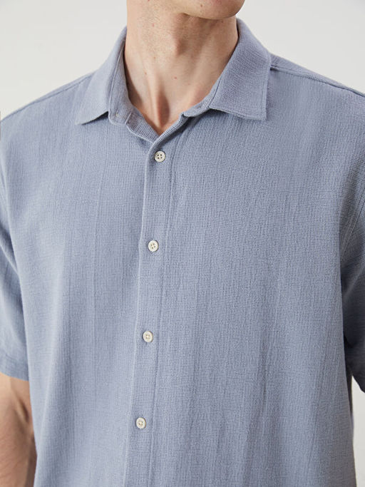 Regular Fit K?sa Kollu Arm?rl? Erkek G?mlek