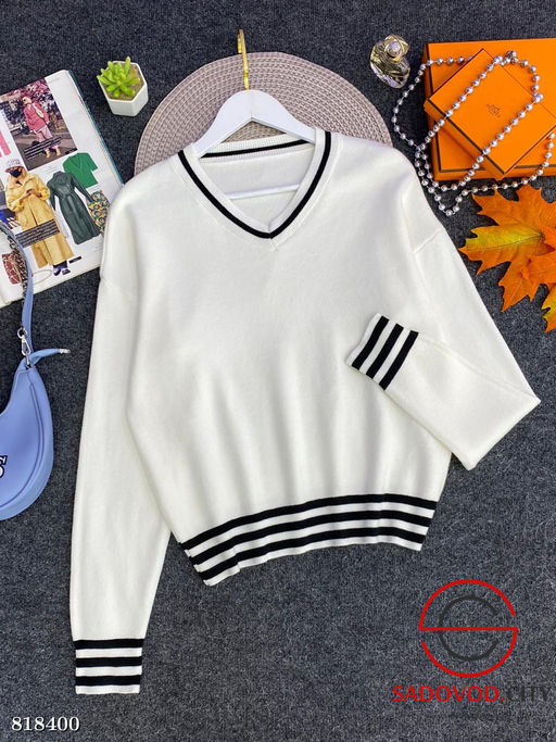 Свитер женский с V-вырезом - Bruno фото 2