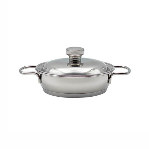 Сковорода "Традиция" 0,5л, 160мм, ТРС, КМ, ручки - 2кор г.Аша 3с108 /АМЕТ/