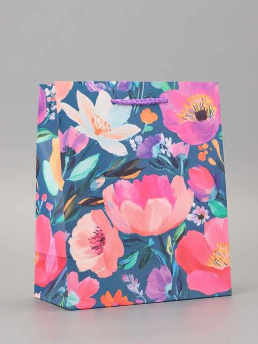 Цена за 2 шт. Пакет подарочный ламинированный «Магия цветов» 18×22.3×10 см
