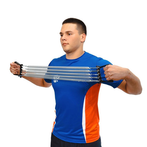 Эспандер грудной ONLYTOP, 35 кг, чёрный