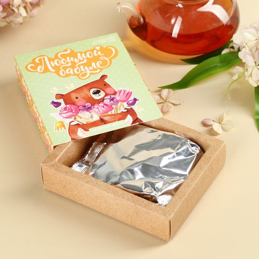 Чай подарочный Любимой бабуле, вкус: мята, 50 г - Фабрика счастья фото 3