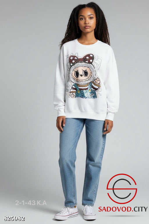 Толстовка женская с рисунком