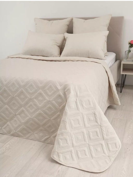 -70% Покрывало ВиФтекс Grand POKVIFG02 ( Цв. Кремовый) 2 спальный