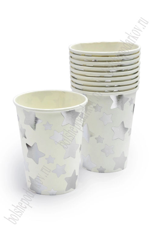 Стаканчики бумажные 250 мл (10 шт) SF-7834, №1