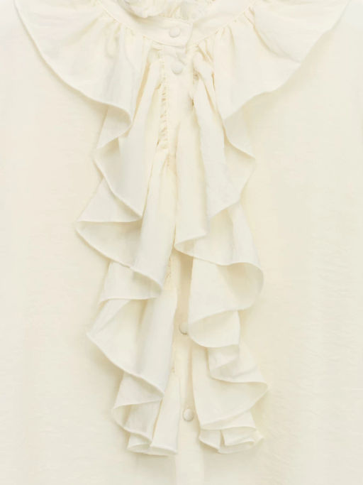 Блуза из вискозы с воланами / Zarina