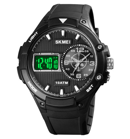 Часы наручные Skmei мужские электронные водонепронецаемые спортивные 1761black-white