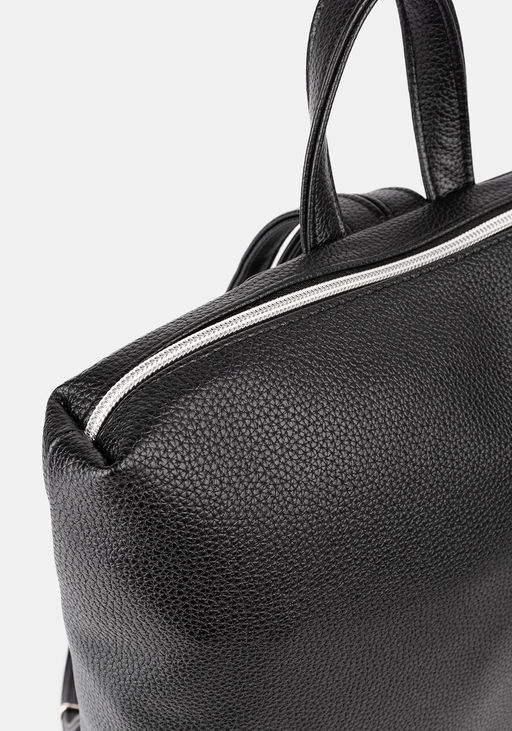 Рюкзак Модель №1307 | кожзам | гладкий | черный | Р929-1 | 33983 - L-craft фото 6