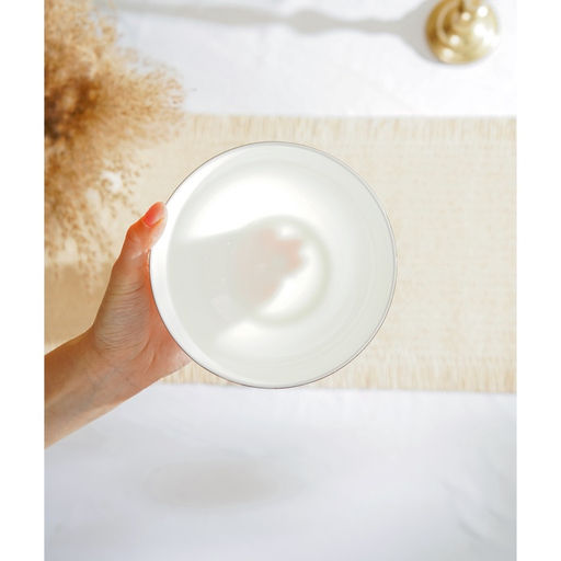 Салатники SL Home «Каскарон», 900 мл, d=16 см, набор 2 шт., костяной фарфор, белые