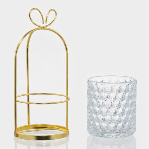 Конфетница «Богема. Бантик», 9.5×20 см, стекло