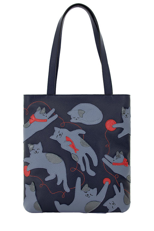 Сумка с аппликацией ДС-517-284 синий - Protege фото 11