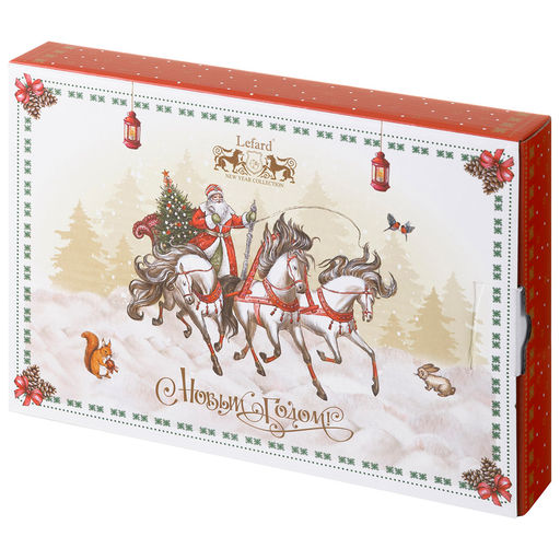БЛЮДО LEFARD ТРОЙКА ПРЯМОУГ. 25*16*3 СМ КРАСНОЕ  фото 3