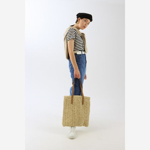 Сумка-шопер на молнии, цвет бежевый - Simaland фото 4