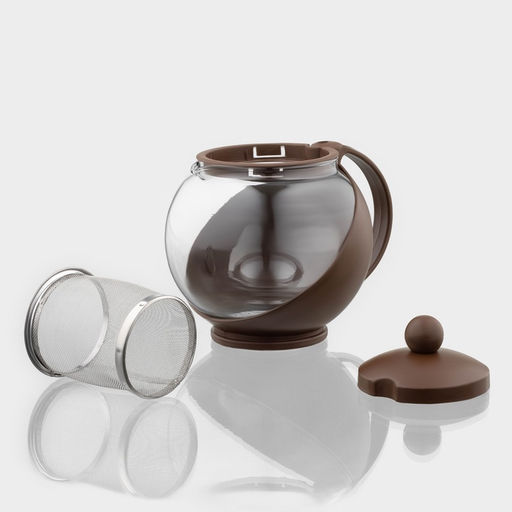 Чайник стеклянный заварочный Забота матовый, 700 мл, с металлическим ситом, цвета МИКС - Simaland фото 9