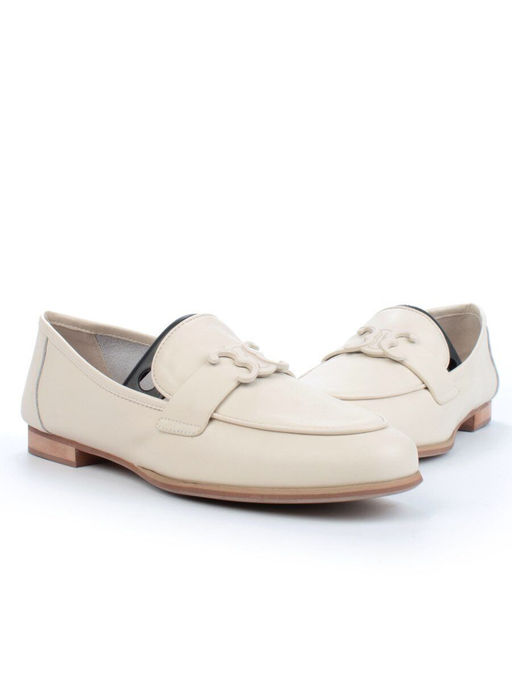 06-PDJ70-2 BEIGE Туфли женские (натуральная кожа) - Фабричный китай фото 12