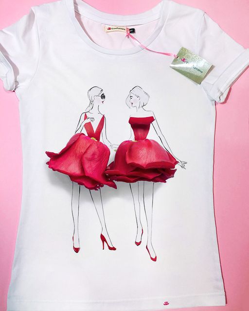 Эксклюзивная футболка Yana Pletneva упаковка плотный Zip пакет!