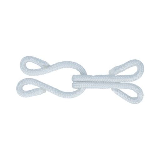 Gamma TF-02 Крючки шубные обтяжные в блистере 36 мм в блистере 3 шт. белый