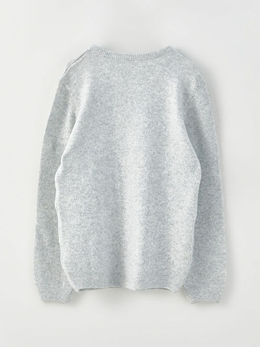 Bisiklet Yaka Basic Uzun Kollu K?z ?ocuk Triko Kazak - Waikiki фото 2