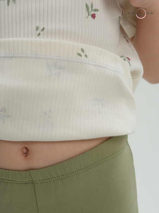 Костюм Мулан бордовые тюльпанчики-оливка - Sovalina фото 24